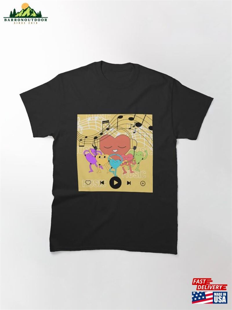Musicaly Cartoon Classic T-Shirt Musicaly Cartoon Classic T-Shirt