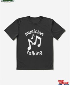 Musician Talking Active T-Shirt Hoodie