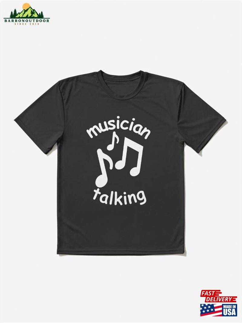 Musician Talking Active T-Shirt Unisex Hoodie Musician Talking Active T-Shirt Unisex Hoodie