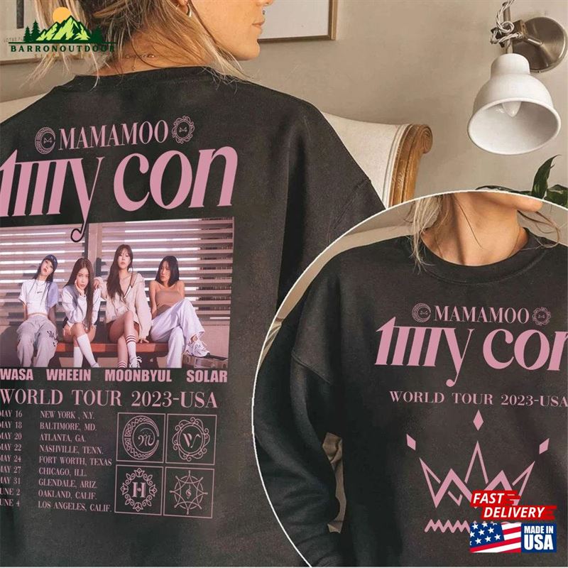 My Con World Tour Shirt Mamamoo 2023 T-Shirt Classic My Con World Tour Shirt Mamamoo 2023 T-Shirt Classic