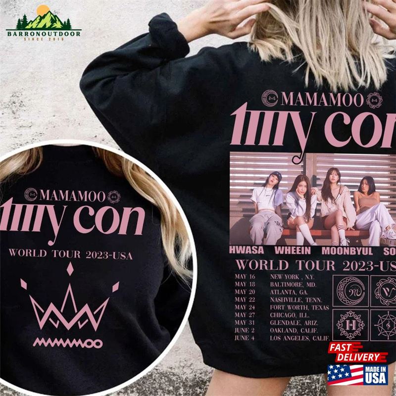 My Con World Tour Shirt Mamamoo 2023 T-Shirt Classic My Con World Tour Shirt Mamamoo 2023 T-Shirt Classic