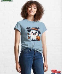 My Happy Ghost Drawing Classic T-Shirt Unisex
