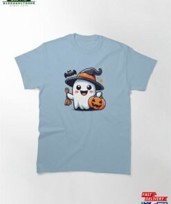 My Happy Ghost Drawing Classic T-Shirt Unisex