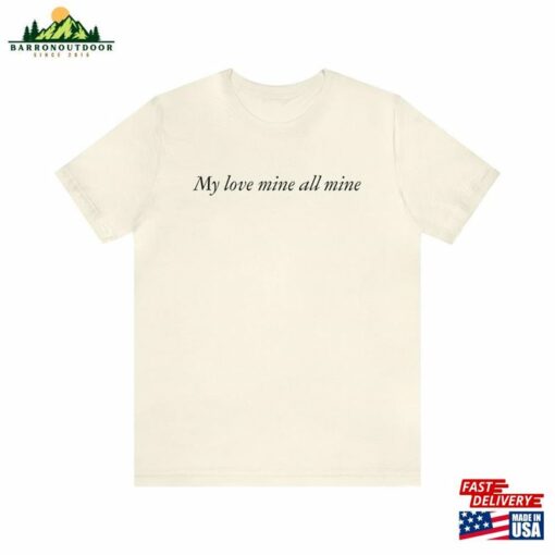 My Love Mine All Cotton Tee Mitski Merch 2023 Fantour Hoodie Classic