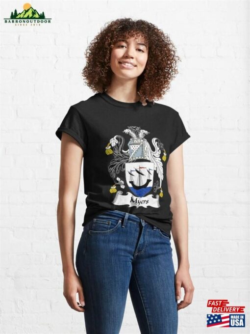 Myers Coat Of Arms Family Cres Classic T-Shirt Hoodie