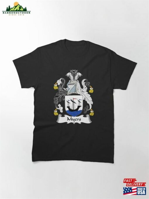 Myers Coat Of Arms Family Cres Classic T-Shirt Hoodie