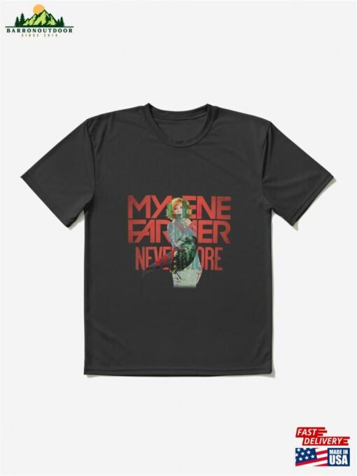Mylene Farmer Nevermore Tour With Raven Active T-Shirt Unisex