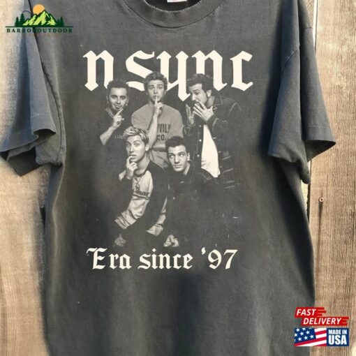 N S Y C Band Music Shirt 90S Bootleg Boy Vintage Sweatshirt Retro Nsyn Forever Apparel Unisex Hoodie