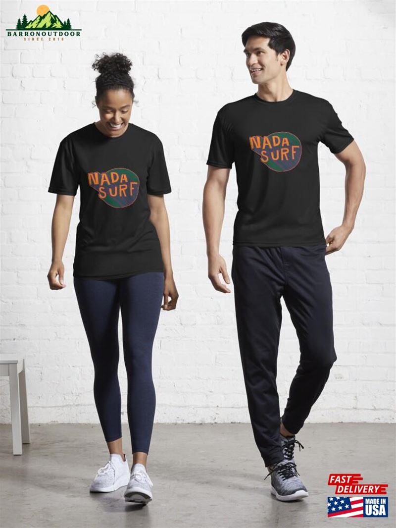 Nada Surf Retro Logo Active T-Shirt Sweatshirt Nada Surf Retro Logo Active T-Shirt Sweatshirt