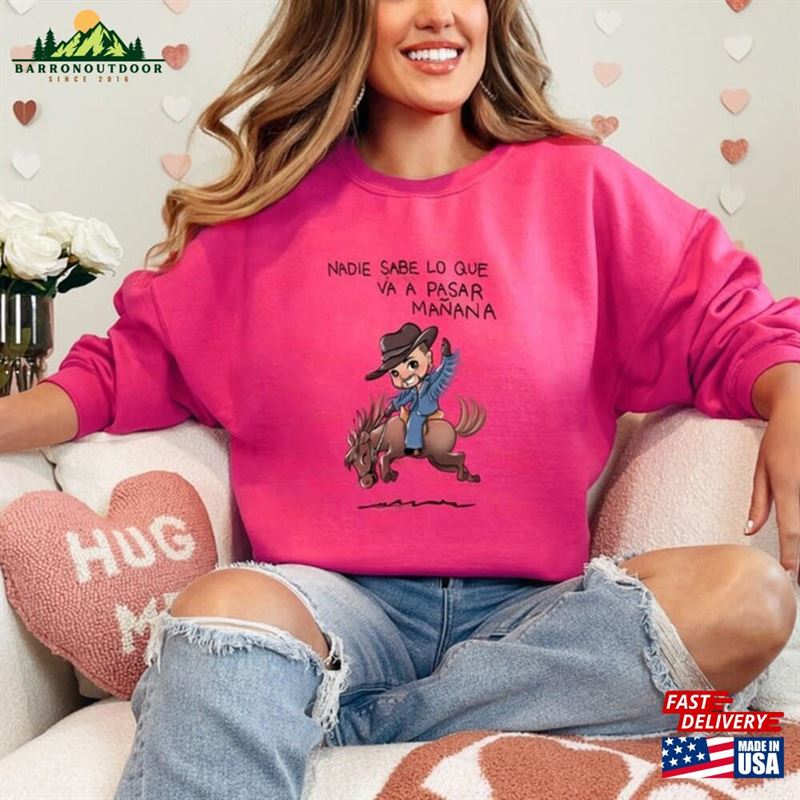 Nadie Sabe Lo Que Va A Pasar Manana Most Wanted Monaco Bad Bunny Benito Tour Sweatshirt Unisex Nadie Sabe Lo Que Va A Pasar Manana Most Wanted Monaco Bad Bunny Benito Tour Sweatshirt Unisex