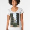 Napoleon Looks At The Sea White Marble Bust Premium Scoop T-Shirt Hoodie