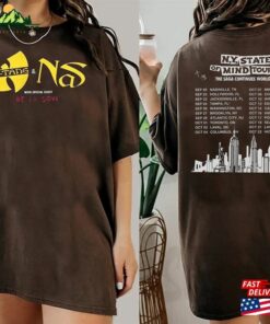 Nas Wu Tang Clan T Shirt Ny State Of Mind Tour 2023 Tee Sweatshirt Unisex 1