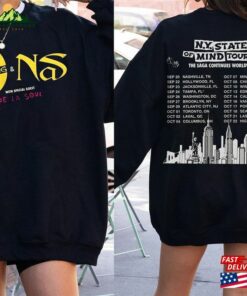 Nas Wu Tang Clan T Shirt Ny State Of Mind Tour 2023 Tee Sweatshirt Unisex 2