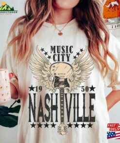 Nashville Tee T-Shirt Music City Unisex Hoodie