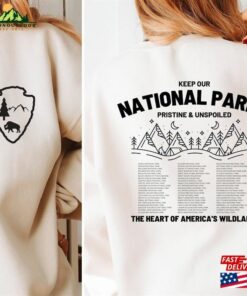 National Park Vintage Sweatshirt Hoodie Camping Unisex Classic