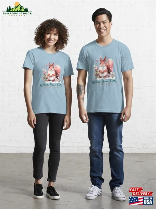 Nature Listens To The Snow Essential T-Shirt Unisex Classic
