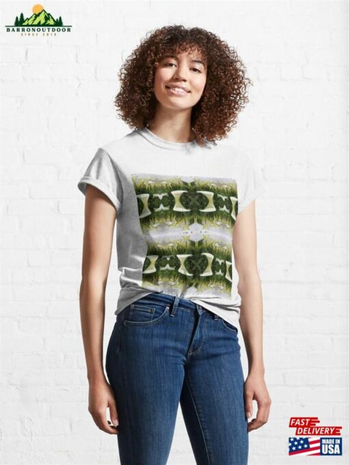 Nature Walk By The Lake Pattern Design #1 Classic T-Shirt Sweatshirt