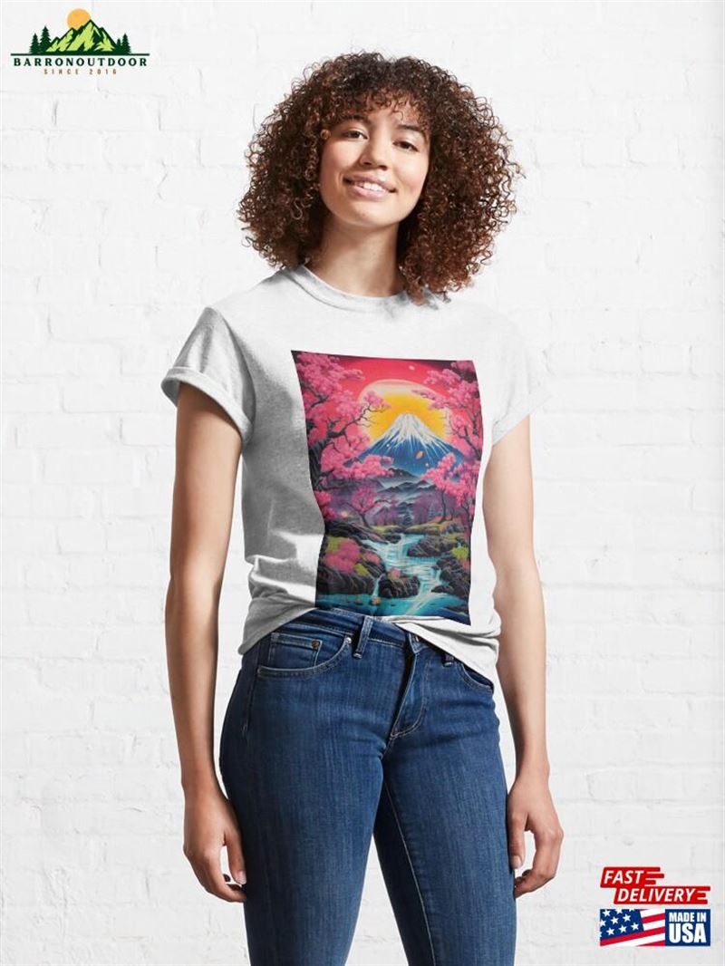Natures Zen Japan Art Classic T-Shirt Unisex Natures Zen Japan Art Classic T-Shirt Unisex