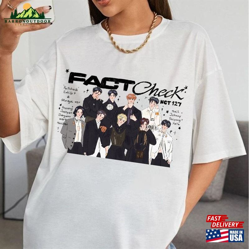 Nct 127 Fact Check Fanart Shirt Kpop Band Merch Hoodie Sweatshirt Nct 127 Fact Check Fanart Shirt Kpop Band Merch Hoodie Sweatshirt