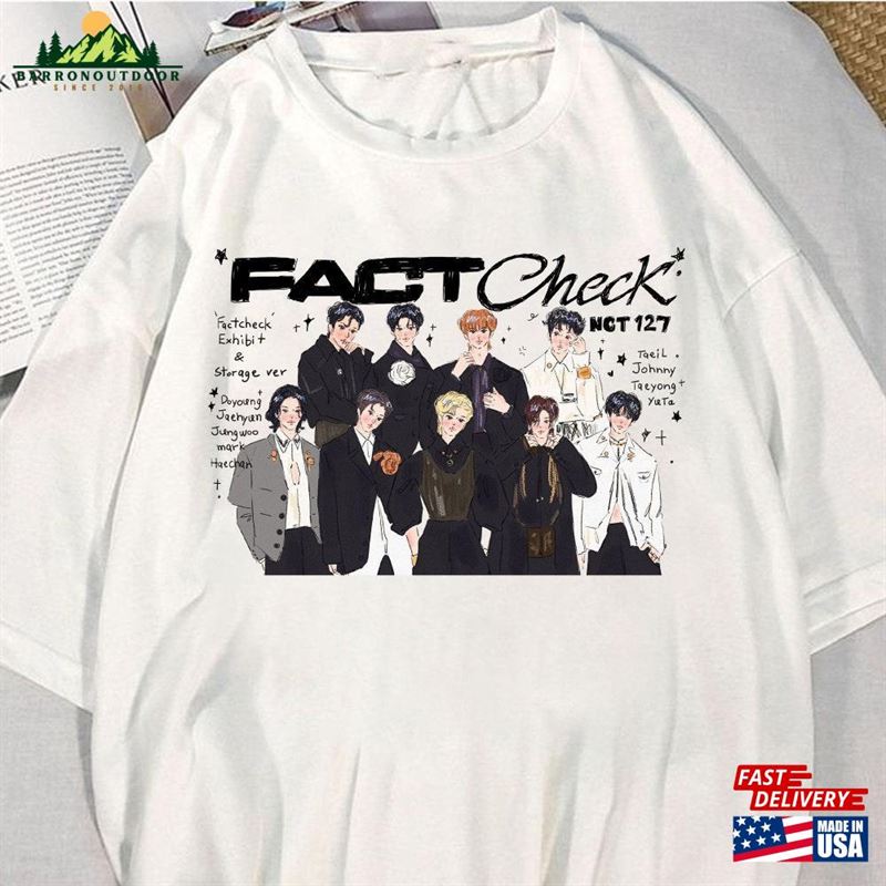 Nct 127 Fact Check Fanart Shirt Kpop Band Merch Hoodie Sweatshirt Nct 127 Fact Check Fanart Shirt Kpop Band Merch Hoodie Sweatshirt