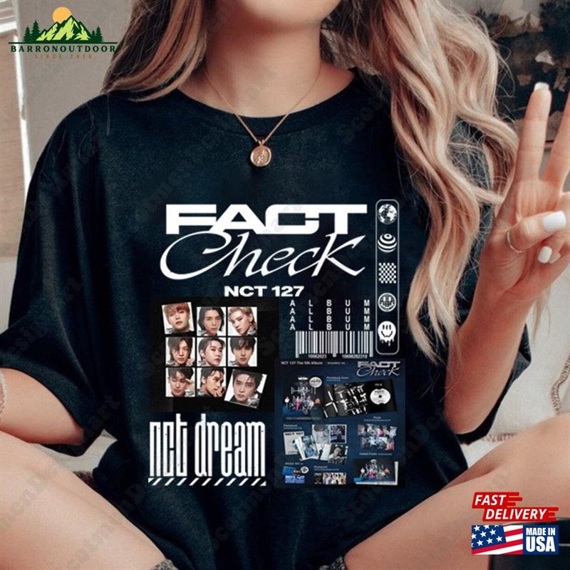 Nct 127 Fact Check Inspired T Shirt Tee Sweatshirt Unisex Nct 127 Fact Check Inspired T Shirt Tee Sweatshirt Unisex