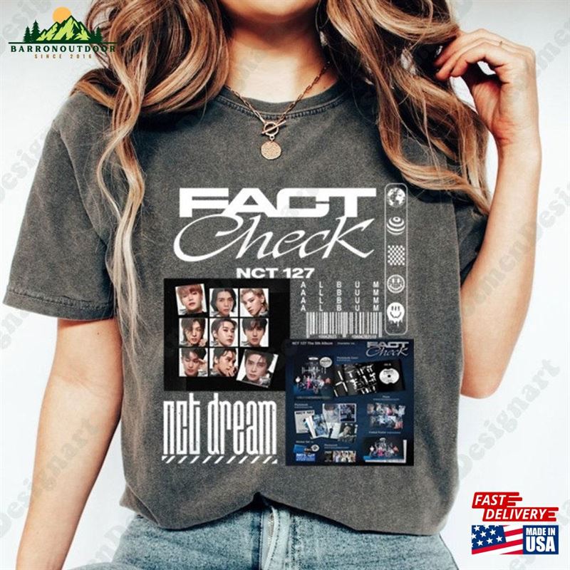 Nct 127 Fact Check Inspired T Shirt Tee Sweatshirt Unisex Nct 127 Fact Check Inspired T Shirt Tee Sweatshirt Unisex