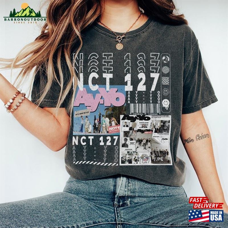 Nct 127 Kpop Shirt V1 Sweatshirt Y2k Merch Vintage Tour Neo City The Link 2023 Album Ay T-Shirt Nct 127 Kpop Shirt V1 Sweatshirt Y2k Merch Vintage Tour Neo City The Link 2023 Album Ay T-Shirt