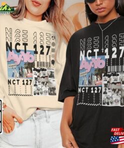 Nct 127 Kpop Shirt V1 Sweatshirt Y2k Merch Vintage Tour Neo City The Link 2023 Album Ay T-Shirt