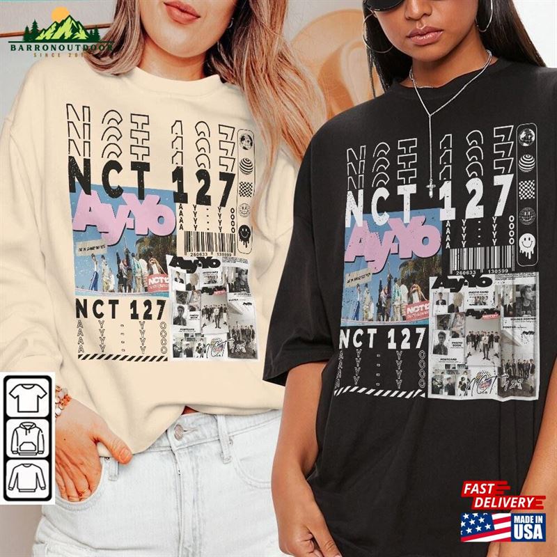 Nct 127 Kpop Shirt V1 Sweatshirt Y2k Merch Vintage Tour Neo City The Link 2023 Album Ay T-Shirt Nct 127 Kpop Shirt V1 Sweatshirt Y2k Merch Vintage Tour Neo City The Link 2023 Album Ay T-Shirt