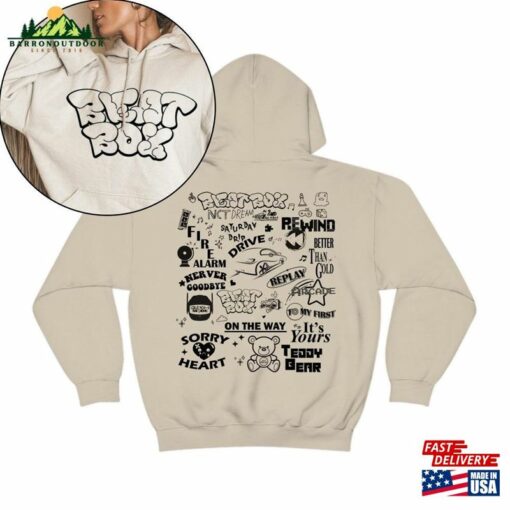 Nct Dream Beatbox Track List Album Hoodie Tour In A Shirt Mark Unisex Sweatshirt
