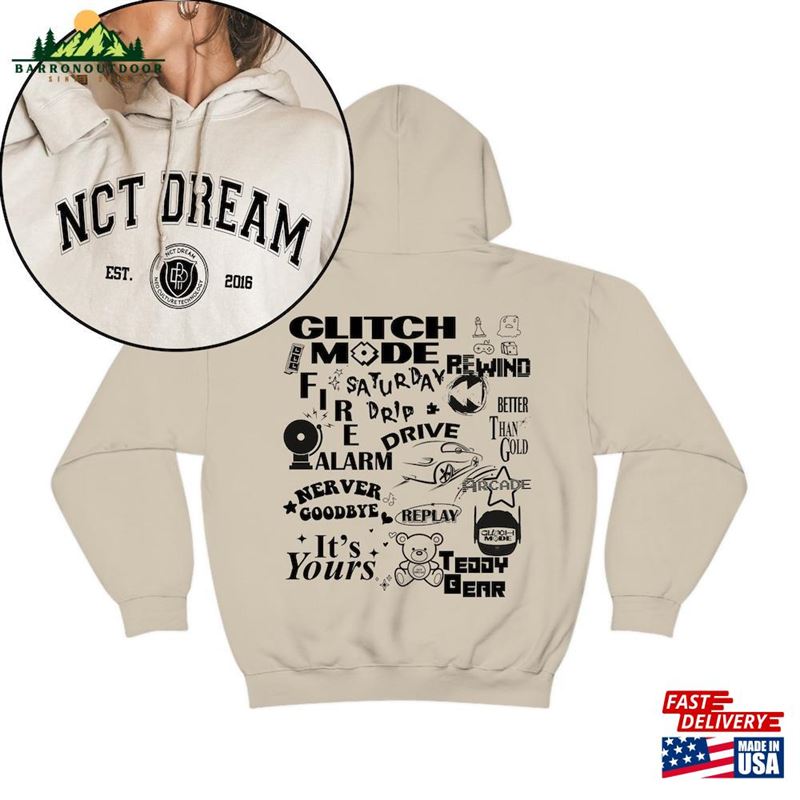 Nct Dream Glitch Mode Track List Album Hoodie Tour In A Mark Sweatshirt T-Shirt Nct Dream Glitch Mode Track List Album Hoodie Tour In A Mark Sweatshirt T-Shirt