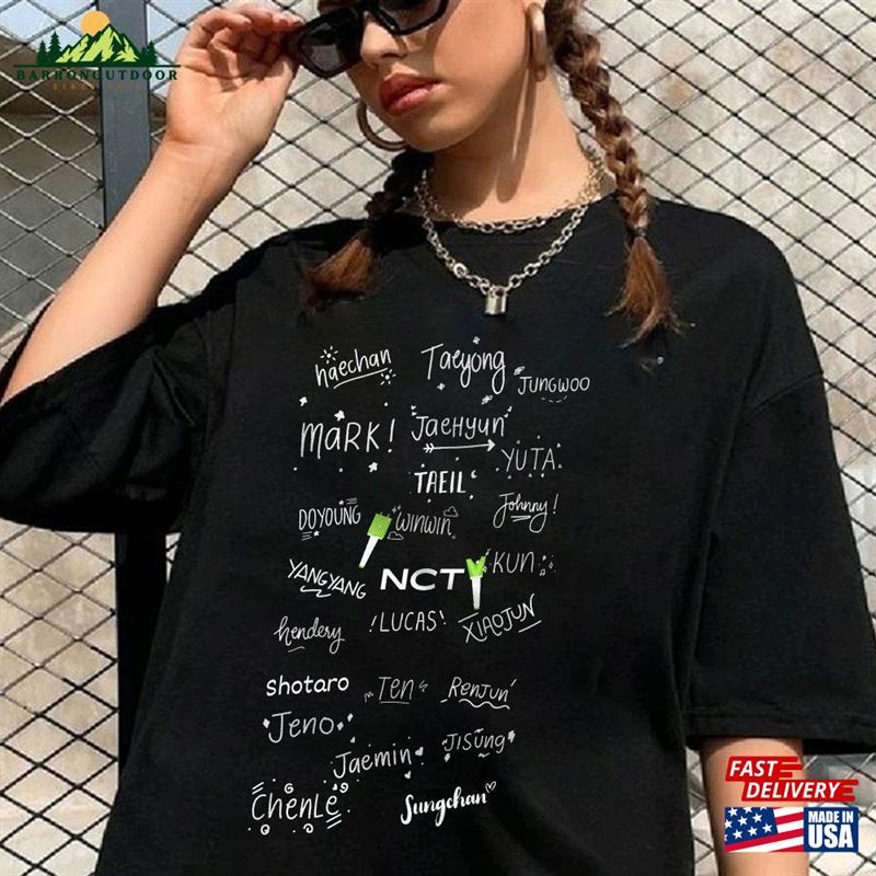 Nct Member Name Shirt Dream Tour In A Members Unisex Hoodie Crewneck T-Shirt Nct Member Name Shirt Dream Tour In A Members Unisex Hoodie Crewneck T-Shirt