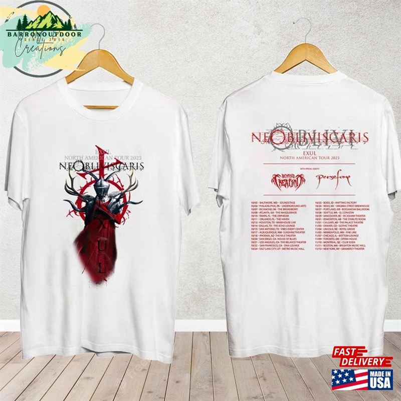 Ne Obliviscaris 2023 Tour Shirt Fan Concert Classic Hoodie Ne Obliviscaris 2023 Tour Shirt Fan Concert Classic Hoodie