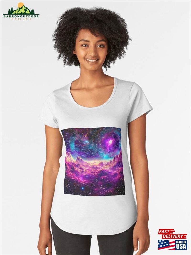 Nebulaic Splendor Premium Scoop T-Shirt Sweatshirt Nebulaic Splendor Premium Scoop T-Shirt Sweatshirt