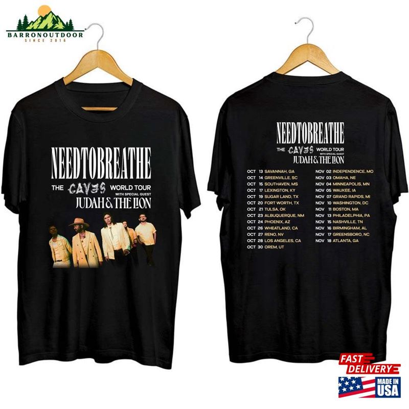 Needtobreathe The Caves World Tour 2023 Shirt Band Fan Rock Sweatshirt T-Shirt Needtobreathe The Caves World Tour 2023 Shirt Band Fan Rock Sweatshirt T-Shirt