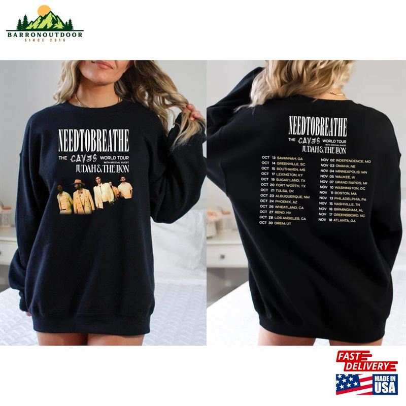 Needtobreathe The Caves World Tour 2023 Shirt Band Fan T-Shirt Hoodie Classic Needtobreathe The Caves World Tour 2023 Shirt Band Fan T-Shirt Hoodie Classic