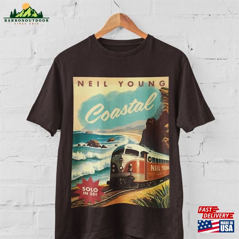 Neil Young Coastal 2023 Tour T-Shirt Poster Unisex Neil Young Coastal 2023 Tour T-Shirt Poster Unisex