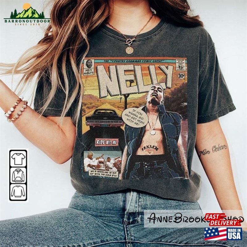 Nelly Comic Shirt 90S Vintage Merch Art Ride Wit Me Country Grammar Album Concert World Tour Ticket 2023 Graphic Tee Gift Sweatshirt Classic Nelly Comic Shirt 90S Vintage Merch Art Ride Wit Me Country Grammar Album Concert World Tour Ticket 2023 Graphic Tee Gift Sweatshirt Classic