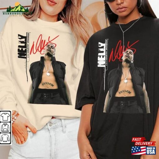 Nelly Rap Shirt Rapper Bootleg Singer Tour Unisex Gift Hoodie Sweatshirt