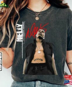 Nelly Rap Shirt Rapper Bootleg Singer Tour Unisex Gift Hoodie Sweatshirt