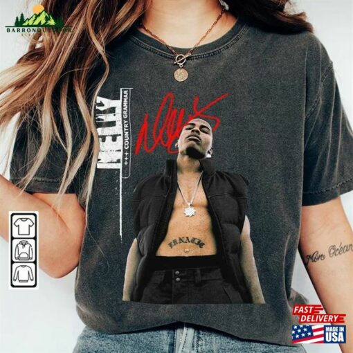 Nelly Rap Shirt Rapper Bootleg Singer Tour Unisex Gift Hoodie Sweatshirt
