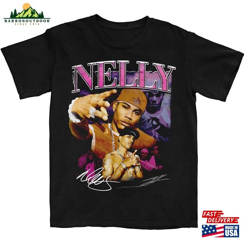 Nelly Tour Shirt Country Vintage Rapper 90S Unisex Classic Nelly Tour Shirt Country Vintage Rapper 90S Unisex Classic