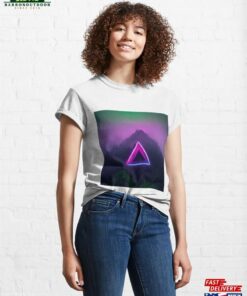 Neon Mountain A Surreal Journey Into The Unknown Classic T-Shirt Neon Mountain A Surreal Journey Into The Unknown Classic T-Shirt