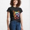 Neon Norwich Terrier Classic T-Shirt Unisex