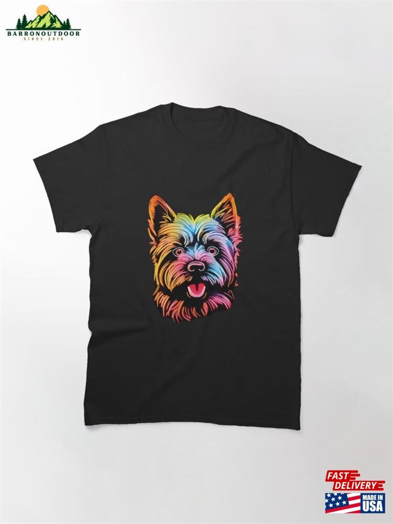 Neon Norwich Terrier Classic T-Shirt Unisex Neon Norwich Terrier Classic T-Shirt Unisex