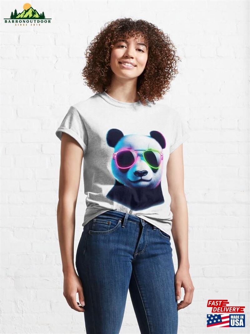 Neon Shades Panda Classic T-Shirt Sweatshirt Neon Shades Panda Classic T-Shirt Sweatshirt