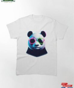 Neon Shades Panda Classic T-Shirt Sweatshirt