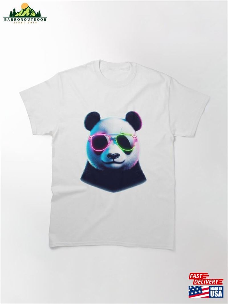 Neon Shades Panda Classic T-Shirt Sweatshirt Neon Shades Panda Classic T-Shirt Sweatshirt