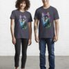 Neon Wolf Creature Essential T-Shirt Classic