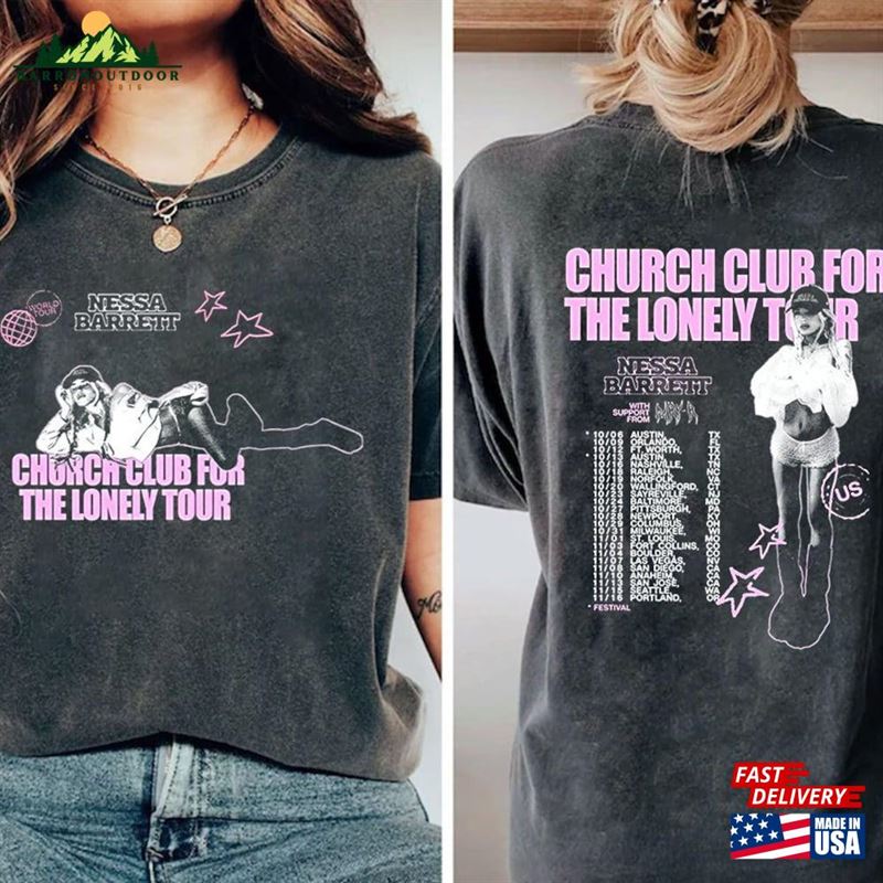 Nessa Barrett Church Club For The Lonely Tour 2023 Shirt Fan Sweatshirt Classic Nessa Barrett Church Club For The Lonely Tour 2023 Shirt Fan Sweatshirt Classic